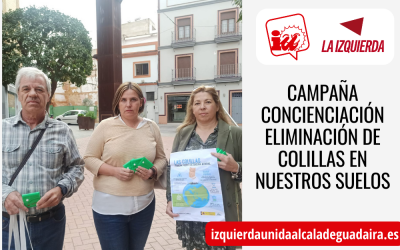 STOP COLILLAS, NO MÁS CONTAMINACIÓN EN NUESTROS SUELOS Y EN NUESTRO RÍO.