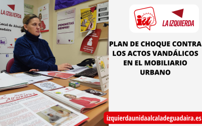 PLAN DE CHOQUE CONTRA ACTOS VANDÁLICOS EN EL MOBILIARIO URBANO