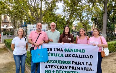 UN CLAMOR EN SEVILLA POR LA DEFENSA DE LA SANIDAD PUBLICA Y CONTRA LA JUNTA DE ANDALUCÍA EN LOS CASOS POR LOS CRIBADOS DE LOS CÁNCER DE MAMA