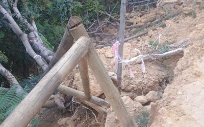 Izquierda Alcalareña reclama una solución para el Camino de la Retama, cerrado desde hace casi dos años por riesgo de desprendimientos